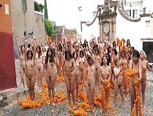 100 Mexican Nude Women Group