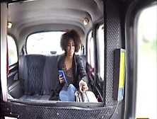 Ebony Babe Luna Corazon Bangs From Behind In The Backseat