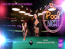 Jasmine Jae & Ziggy Star In Pool Night - Vrbangers
