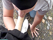 Schoolgirl Slave Bj Misstress In Milky Knee Socks Femdome