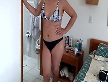 Curvy Stepmom At The Beach In A Skimpy Bikini Seeks A Hung Stud To Satisfy Her Desires