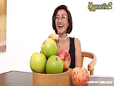 Carne Del Mercado - #luna Castillo - Attractive Tiny Hispanic Takes A Giant Penis This Afternoon