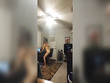 Spy Web Camera Whilst My Wife Rides Ebony Sex Toy Webcaming On Chaturbate.