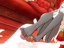 Fire Emblem Three Houses Hentai Edelgard Anime Porn Footjob Bunny Outfit