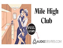 Lesbo Mile High Club | Erotic Audio Story | Lezbian Public Sex | Asmr Audio Porn For Women