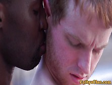 Horny Black Muscle Top Stuffing Bbc In Gingers Ass