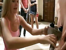 Bunch Of Amateur Girls Twat Inspected By Their Sorority Sisters