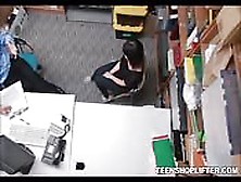 Young Teen Shoplifter Rough Fuck From Officer
