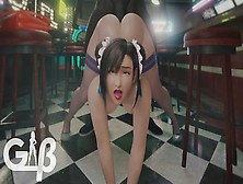 Final Fantasy: Horny Tifa Lockhart In Chun-Li Outfit Blacked Doggystyle With Enormous Monster Cock❕