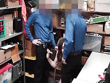 2 Creepy Mall Guards Blackmail And Nailed Adorable Shoplifter 18 Yo - Lexi Lovell - Fuckthief
