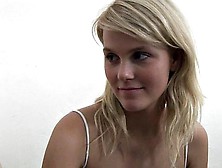 Sexy Blonde Lost And Asks A Guy Looking For Help