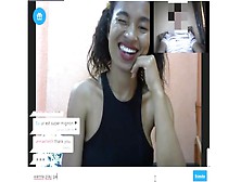 Cute Black Girl Shocked By My Cock Size On Omegle