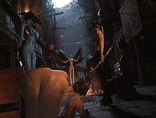Resident Evil 8 - Nude Lady Dimitrescu Resident Evil Village: Tall Vampire Lady - Behind Scenes
