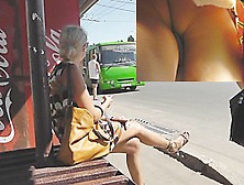 Fresh Outdoor Upskirt Vid With Hawt Blond