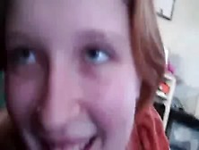 Shy Redhead Blows For Her Friends To Watch 0516B0A. Mp4