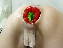 Kinky Fruit Fetish Video With Climax From Anal Pleasure