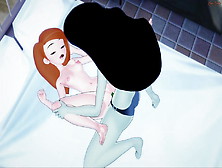 Kim Possible Gets Ass Eaten Before Strapon Sex With Sheego.
