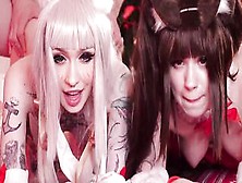 Chocola And Vanilla From Nekopara Finally Found Real Dicks For Real Satisfaction - Cut Movie