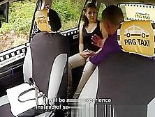 Shy Model Cheating Boyfriend With The Taxi Driver Hidden Cam