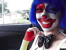 Very Slim Clown Mikayla Mico Hitchhikes And Banged In Public