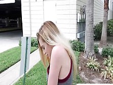 Nasty Crystal Young Strips Off To A Stranger For Money