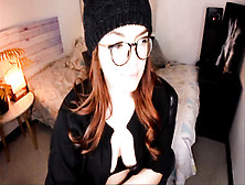 Sexy Amateur In Glasses Webcam Show