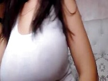 Slutty Girlfriend Revealed Her Boobs On Cam