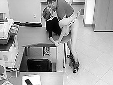 Boss Fucked His Married Secretary On The Table And Filmed It On A Spycam
