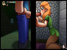 Hornycraft [Minecraft Parody Cartoon Game Pornplay ] Ep. 16 The Witch Is Making Jizz Magic Potion