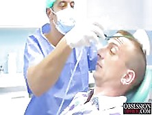 Blonde Mischa Cross Banged By Dentist
