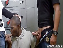 Horny Thief Gets Punished In Gay Police Costume Porno With Intense Ass Pounding