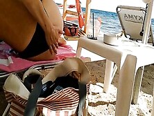 Bae Mom Loves Going To Beach Bars With Ass Plug Inside Her