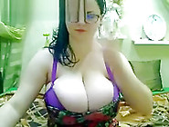 Massive Natural Boobs On Webcam