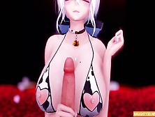 Asian – Manga Porn 3D Mmd Milk Maid Haku Ready To Milk Cock