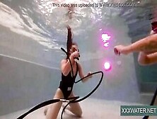 Incredible Babe Underwater Girls Stripping And Masturbating
