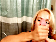 Happy Blonde Starlet Milana Blank Jerking And Edging