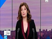 Sexy Arab Journalist Rajaa Mekki Jerk Off Challenge