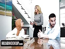 Hijab Hookup - Supportive Vivianne Desilva Shares Dick With Her