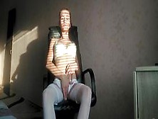 Herennia Masturbates After Removing All Her Skin-Tight Lingerie!