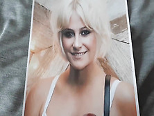 Pixie Lott Cumtribute With Vibrator
