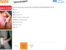 Wet And Fine Black Lady Masturbation With Me On Omegle.