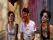 Oriental Porn Video Featuring Phoenix Askani,  Annie Cruz And Nikki Hearts
