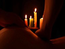 Growing Excitement In The Candlelight.  Oil Massage And Ton Of Cum — Violet Candle