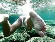 I Go Diving With My Ass Plug (Anal Toy Swimming)