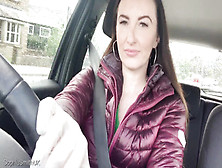 Dark Haired Medical Driving Female