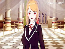 Fucking Angelica From Otomege Sekai Wa Mob Ni Kibishii Sekai Desu Until Cream Pie - Hentai Anime 3D