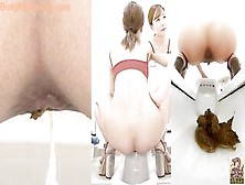 Naked Hot Japanese Girl Love Pooping In The Toilet