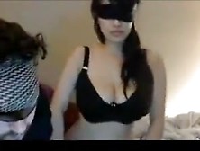 Blindfolded Big Tit Asian