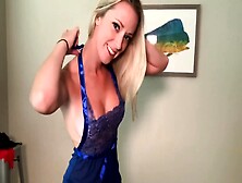 Amateur Blonde Kaira In Mini Skirt Masturbation Scene