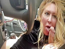 Car Blow Job Naughty Nikkie Gives Head In A Car